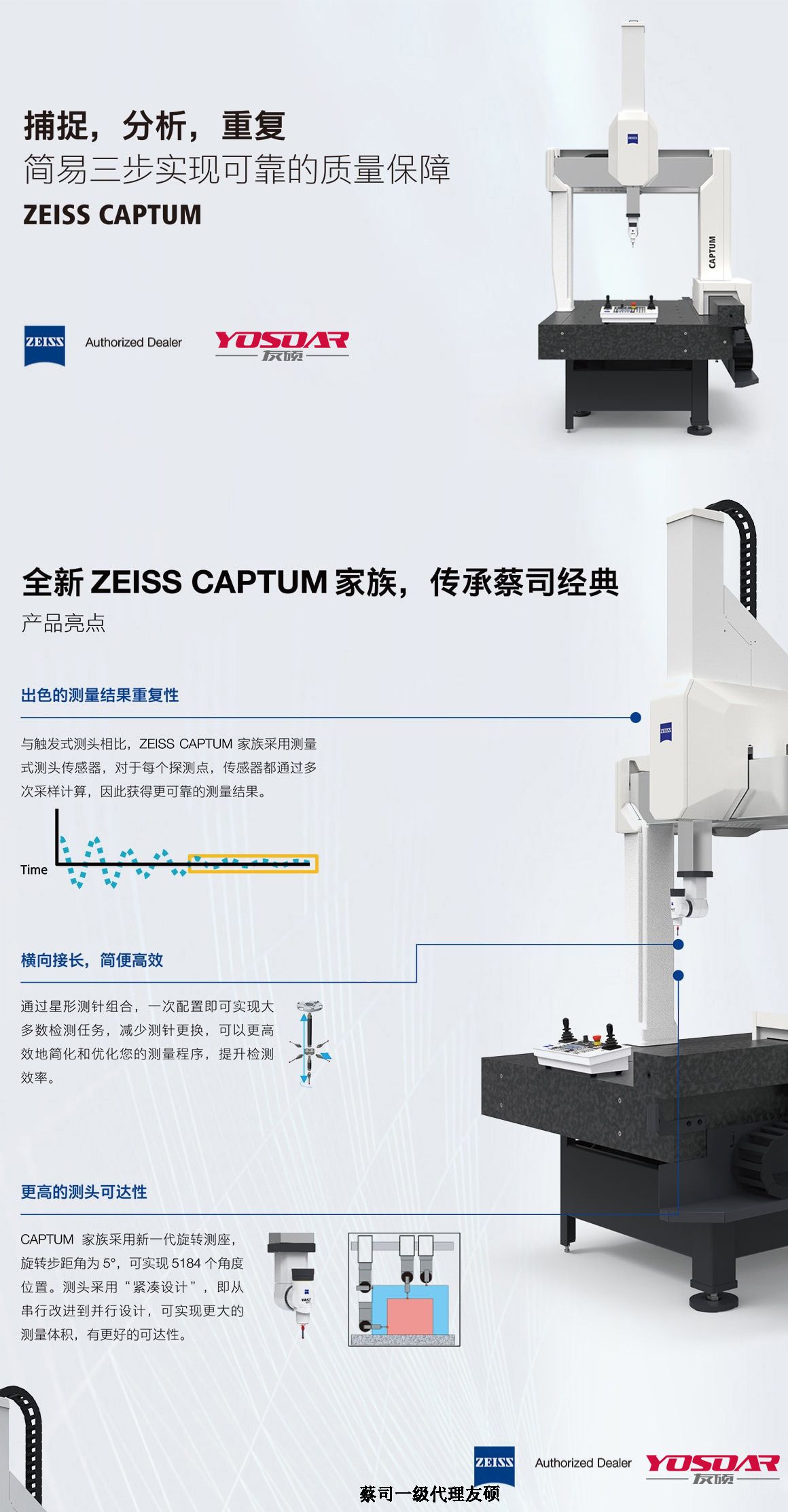 辽源蔡司三坐标CAPTUM